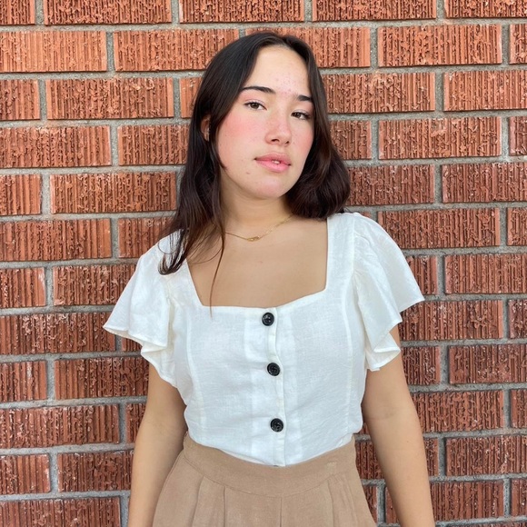 NWT Zara cropped blouse - Picture 3 of 7